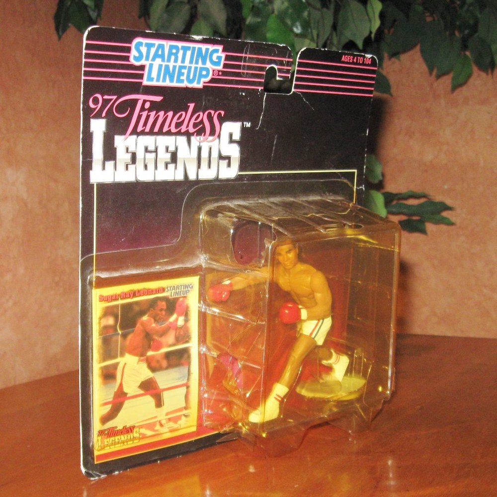 Legends Sugar Ray Leonard Vintage Action Figure NOS Starting Line Up